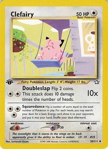 Clefairy Neo Genesis Near mint English 30/111 1st edition