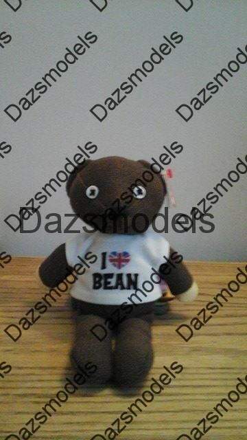 TY Bears Mr Beans Teddy I Love Bean