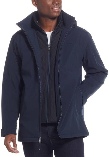 Wetterfeste Herren Ultra Tech Jacke (blau, S, M, L) - Bild 7 von 12