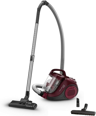 Rowenta - Aspiradora ciclónica compacta sin Bolsa Compact Power Cyclonic  Rojo/Vi | eBay