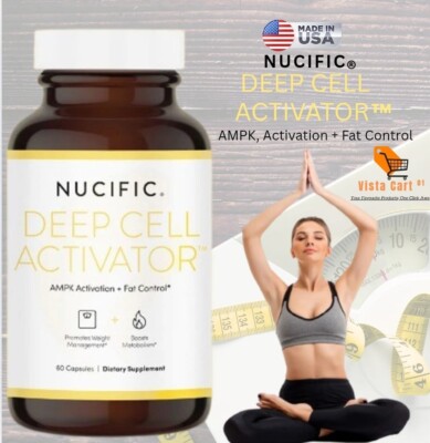 Nucific Deep Cell Activator 60 Capsules -AMPK  Activation-Fat Control- Brand New