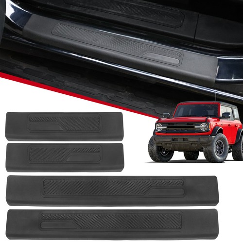For Ford Bronco Accessories Door Sill Guards Kit Entry Door Sill