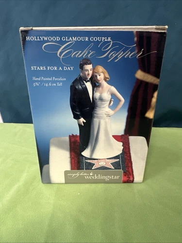 Wedding Cake Topper - Couple on Red Carpet - Stars for a Day - Weddingstar