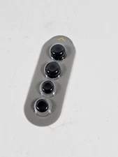 Rubber Ear Tips For Jabra Elite 8 Active Military Grade Headphones - Black