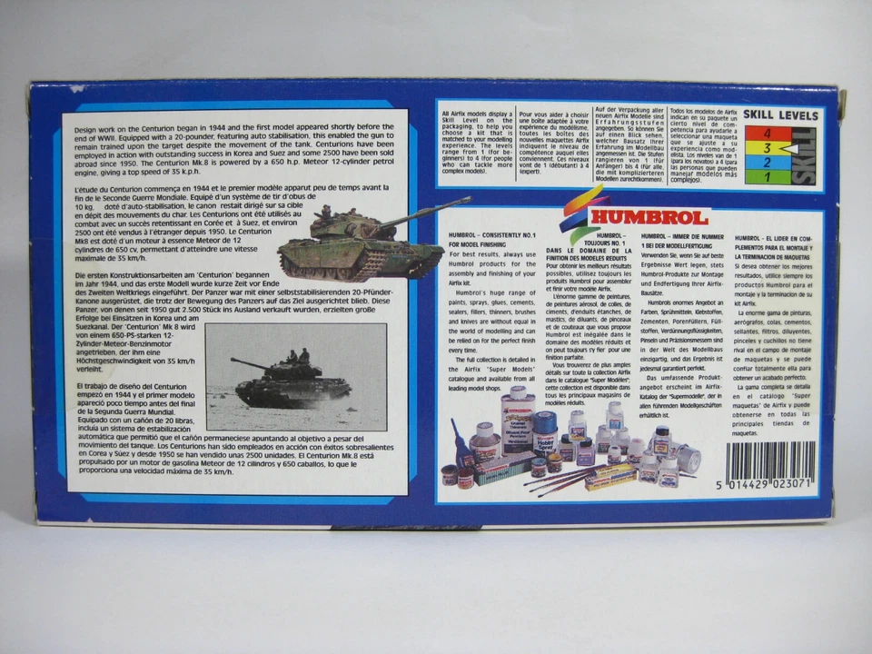 Airfix Military 1:72 "Centurion Tank" 02307 ,Sealed Plastic model Kit. - Image 2 of 4