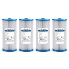 Hydronix Whole House Sediment Pleated Water Filter Washable and Reusable 4.5 x