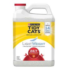 Purina Tidy Cats Light Weight, Low Dust, Clumping Cat Litter, 24/7 Performance M