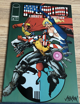 Superpatriot:Liberty &Justice#2 August Comic & Bagged
