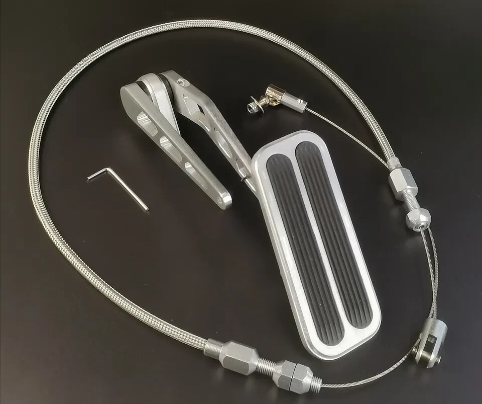 Universal Street Hot Rod Aluminum Gas Pedal + 36