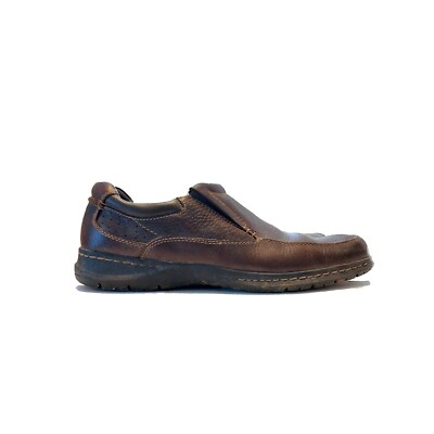 Dockers® Mens Brown Leather Slip-On Shoes Size 13M #090-9679 