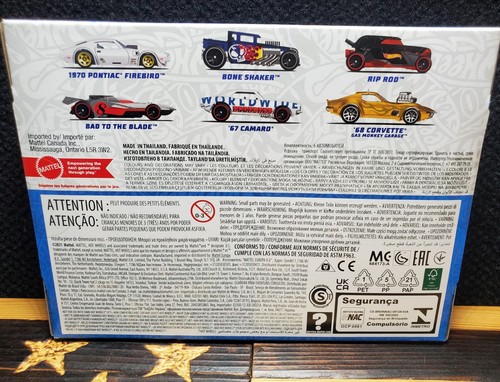 ¡NUEVO! Hot Wheels LEGENDS 6 pk - Bad to the Blade, Bone Shaker - GAS MONKEY GARAGE - Imagen 5 de 7