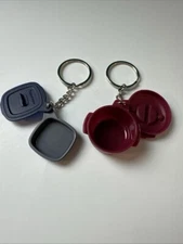Tupperware Keychains Set of 2 - Microprocessor Grill & Pressure Cooker New