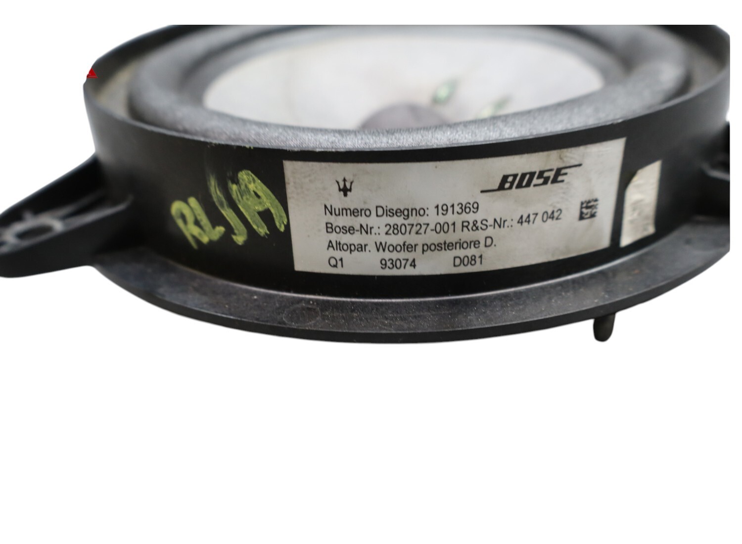 Maserati Quattroporte 2003-2013 Rear Left Speaker