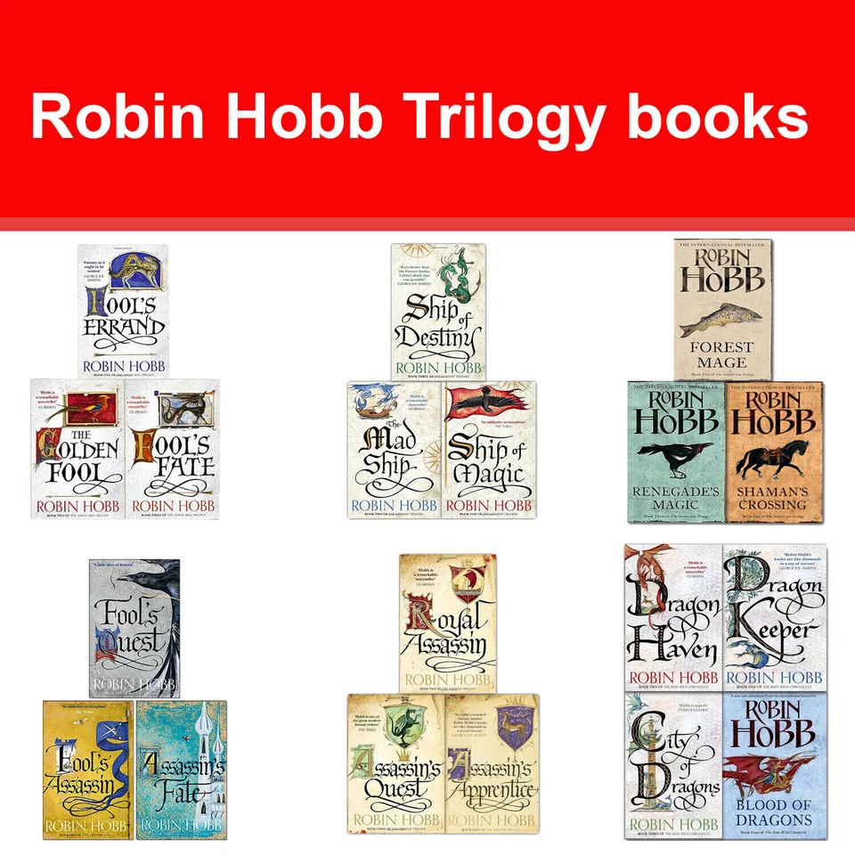 Robin Hobb Trilogy books Liveship Farseer Tawny Man Soldier Son | Variations