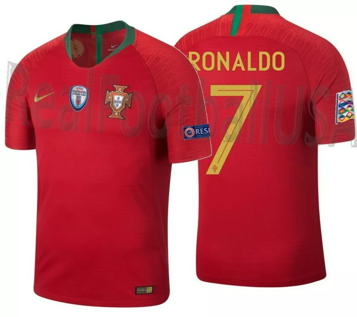 Pijl onstabiel schuur NIKE CRISTIANO RONALDO PORTUGAL VAPOR MATCH HOME JERSEY NATIONS LEAGUE 2019  | eBay