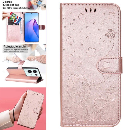 Para OPPO Reno 8/Reno 8 Pro/Reno 8 Lite 5G Billetera Portatarjetas Cuero Estuche Cubierta - Imagen 57 de 58