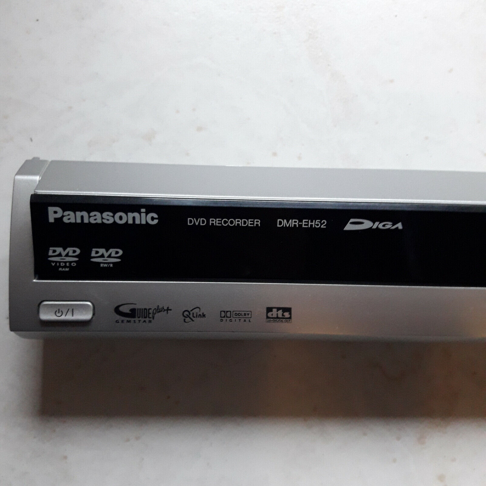 Original FRONTTEIL silber für Panasonic DVD Recorder DMR-EH52 TOP