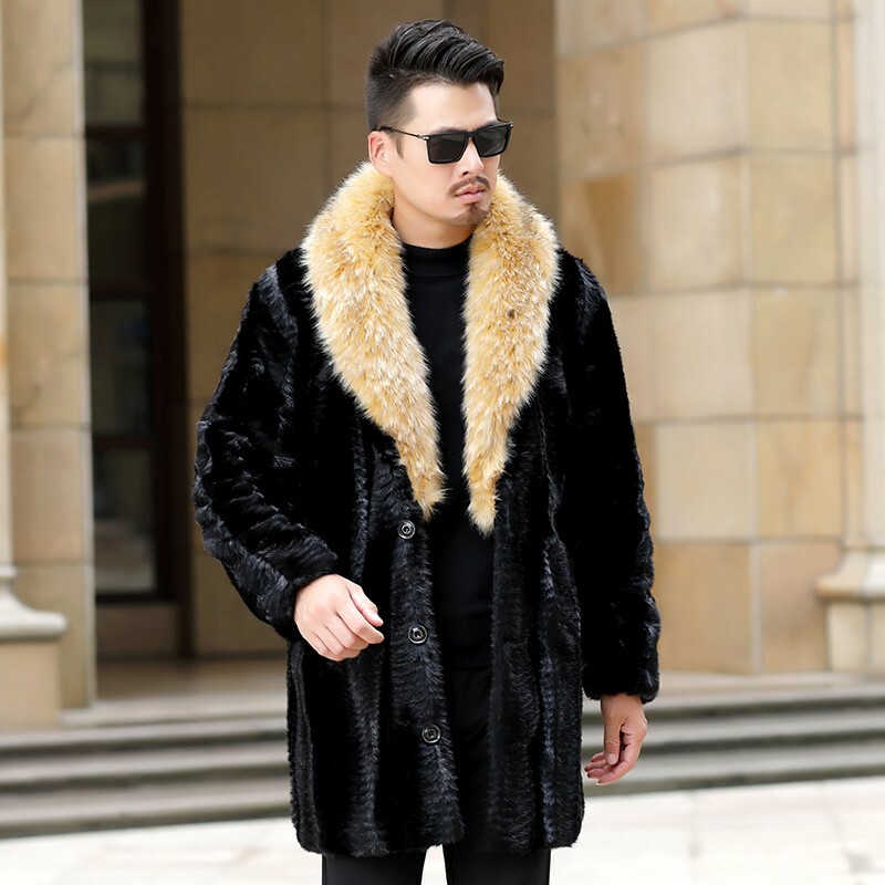 Faux Fur Coat Business Outwear 