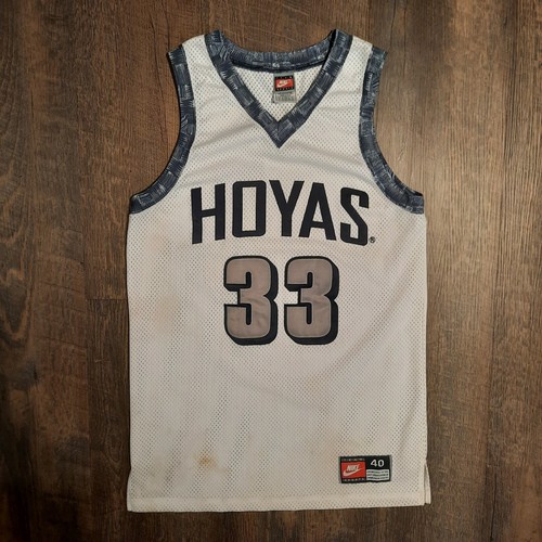 VINTAGE Nike Georgetown Hoyas Patrick Ewing Basketball Jersey Mens Medium 40 EUC - Picture 2 of 9