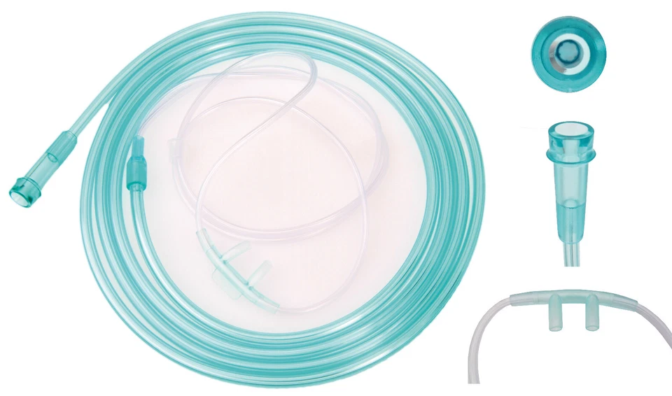 TIGA-MED 5x Sauerstoffbrille Sauerstoffbrillen Nasenbrille O2 Brillen 5 Stück DEHP-frei