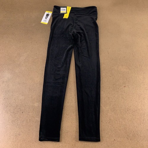 Andrew Marc Women's Size Small Black Velvet Mid Rise Full Length Leggings NWT - Picture 4 of 9