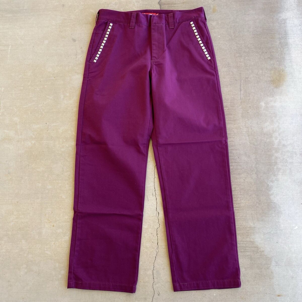 Supreme Studded Work Pants Maroon 2020 | eBay Supreme Studded Work Pants Maroon 2020 | eBay