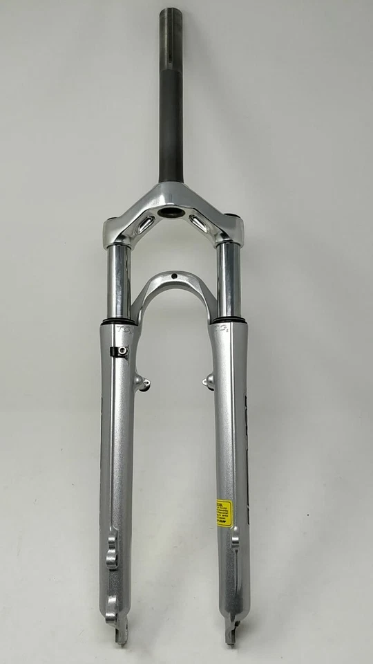 PRO+ ALLOY 26" SUSPENSION FORK 1 INCH THREADED DISC BRAKE MOUNT M.T.B SILVER - Image 2 of 3