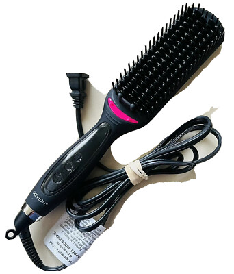 REVLON HELEN OF TROY Hair Straightening Heated Styling Brush, 4-1/2  RVST2168