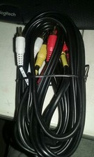 12ft 2-RCA Male to Male M/M Gold Plated Composite RG-59 Coax Audio Cable 12'