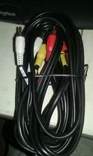 12ft 2-RCA Male to Male M/M Gold Plated Composite RG-59 Coax Audio Cable 12'