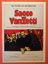 Sacco und Vanzetti - Gian Maria Volonté, Cyril Cusack - Cinema Filmkarte