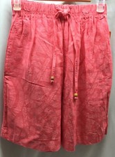 Produce Company Shorts Womens Small Pink Elastic Waist Drawstring 200817MFC/WBS