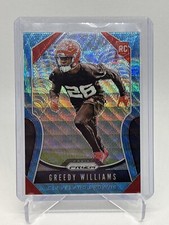 Greedy Williams 2019 Panini Prizm Rookies #315 Blue Wave Prizm /199