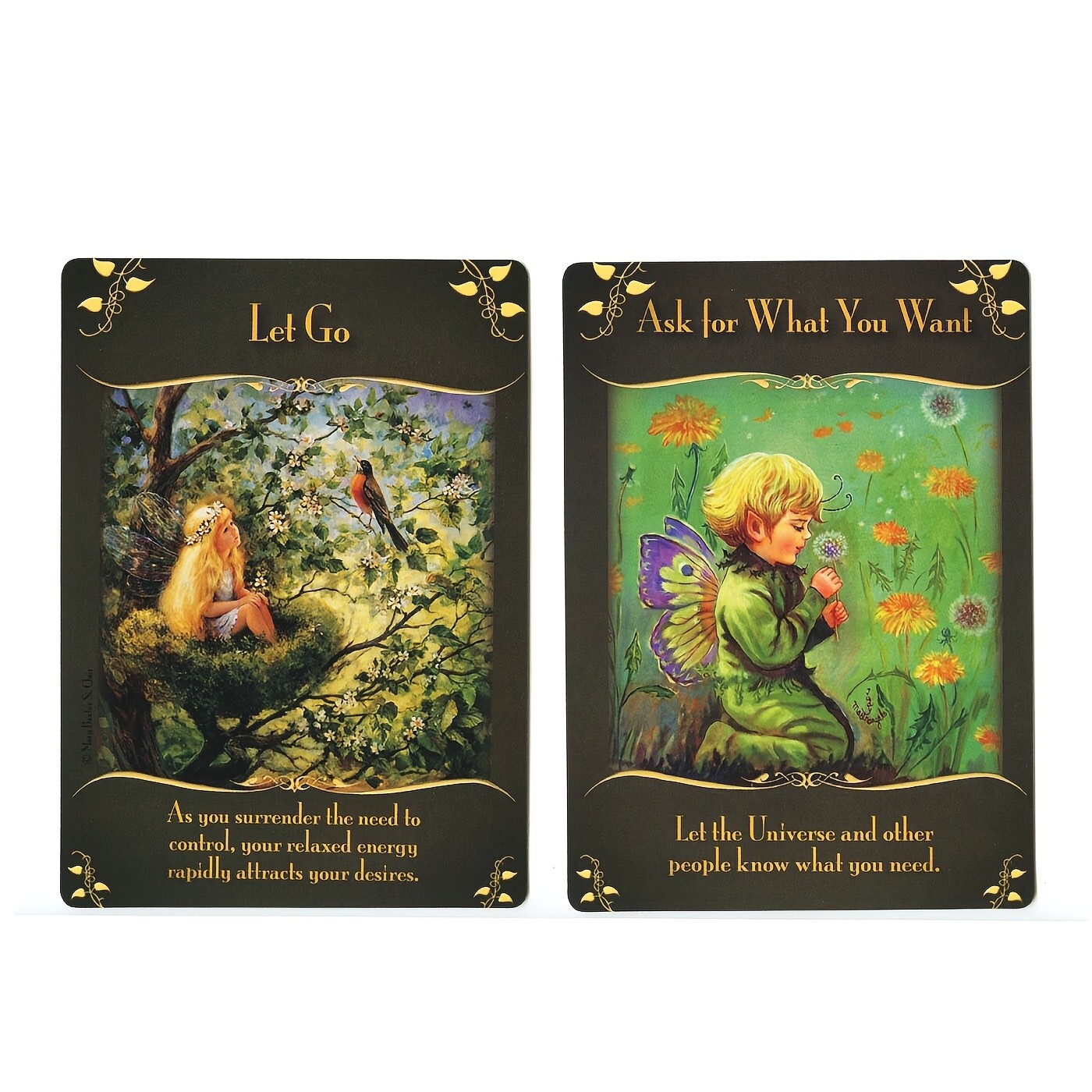 Tarot Deck Magical Messages Fairy Oracle Cards English Divination Collectibles