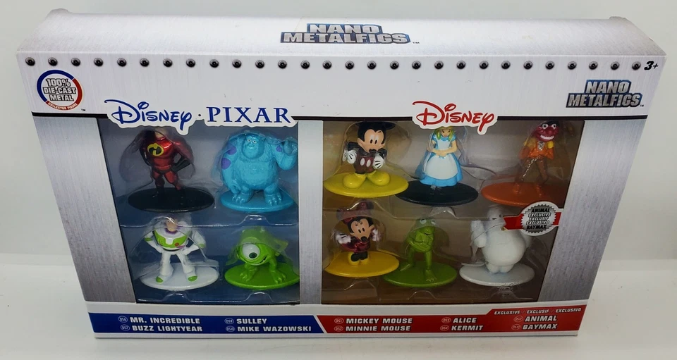 Novo em folha! Disney Pixar Pacote com 10 Exclusivos JADA TOYS Metal Fundido Perfeito! 🔥 - Imagem 2 de 4