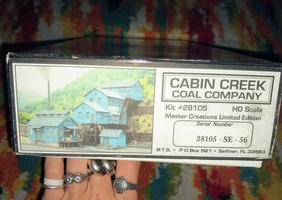 Master Creations Cabin Creek Coal Tipple Kit 28105 W 2 Green