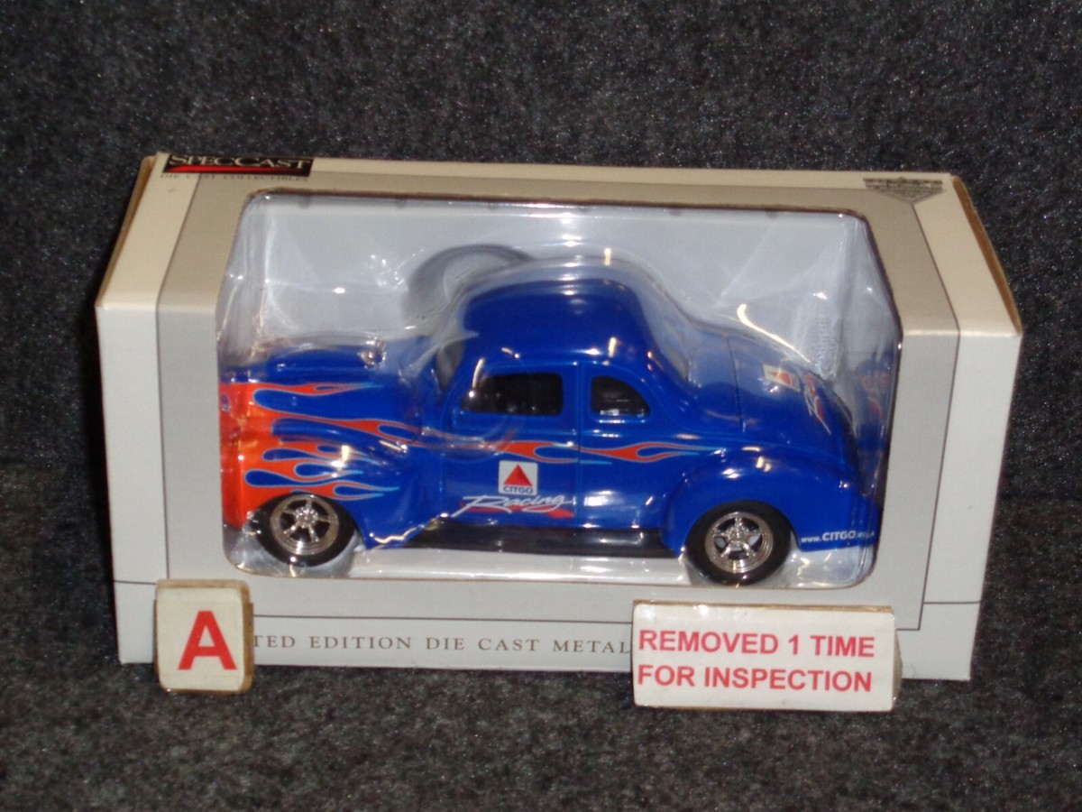 1:24 SPEC CAST 1940 FORD STREET ROD COUPE CITGO OIL GAS CITIES Stk