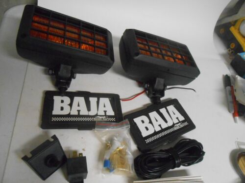 Blazer Desert Fox Baja 55W Halogen On & Off-Road Driving Orange Fog Lights - Picture 1 of 8