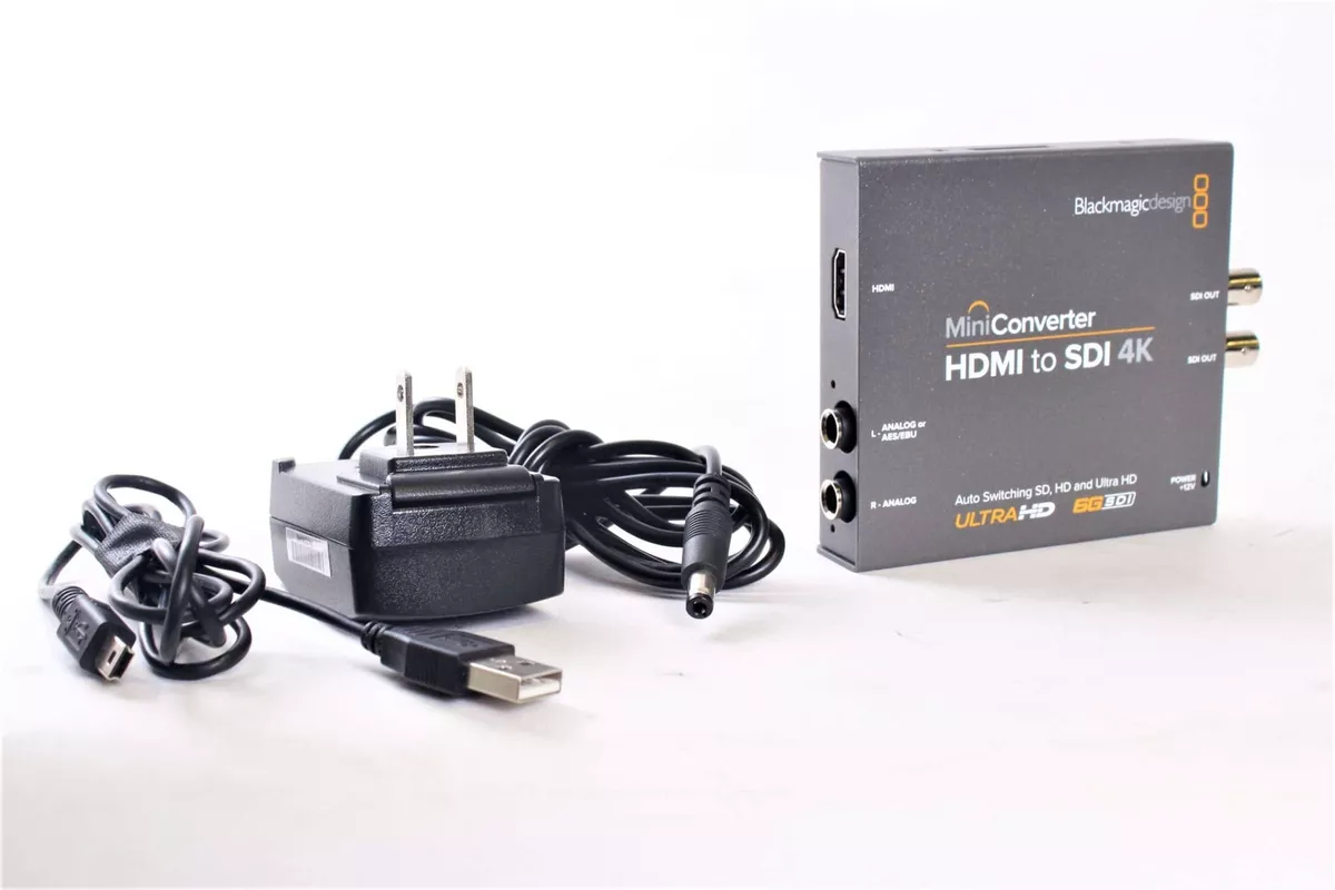 Blackmagic Design SDI to HDMI 4K Mini Converter w/ Pelican 1060