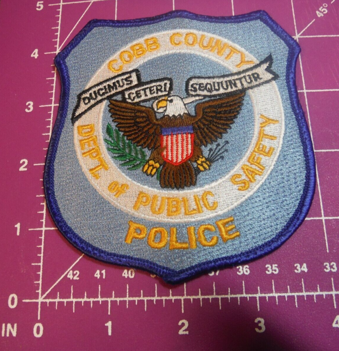 Georgia-Cobb County Police patch