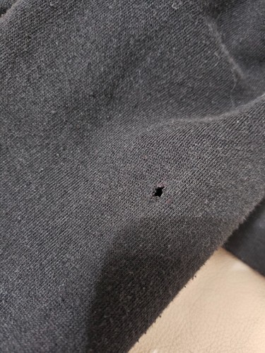 Victoria's Secret Live Pink Forever Rhinestone Skull Hoodie sz S Rare Black - Picture 17 of 17
