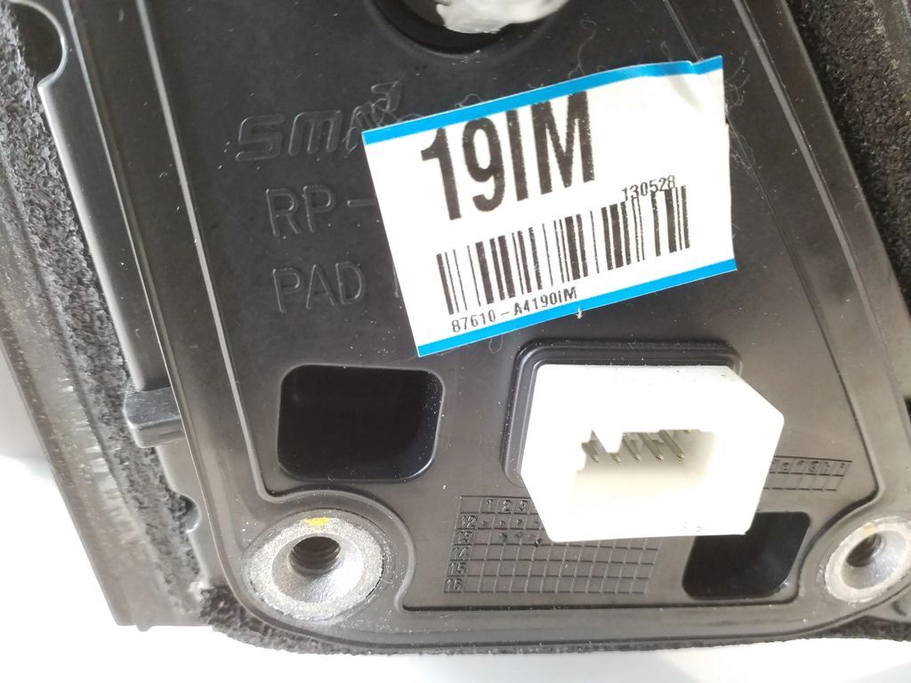 87610A4190 Rückspiegel Äußere links Steckverbinder 10 Pin Kia  