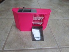 Vintage 1980s Barbie Arco Kitchen Sink and Dishwasher  original baskets