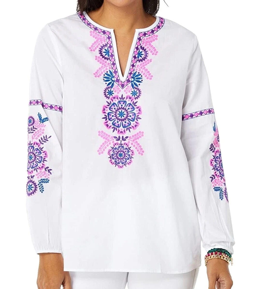 Top de algodón blanco Lilly Pulitzer para Mujeres