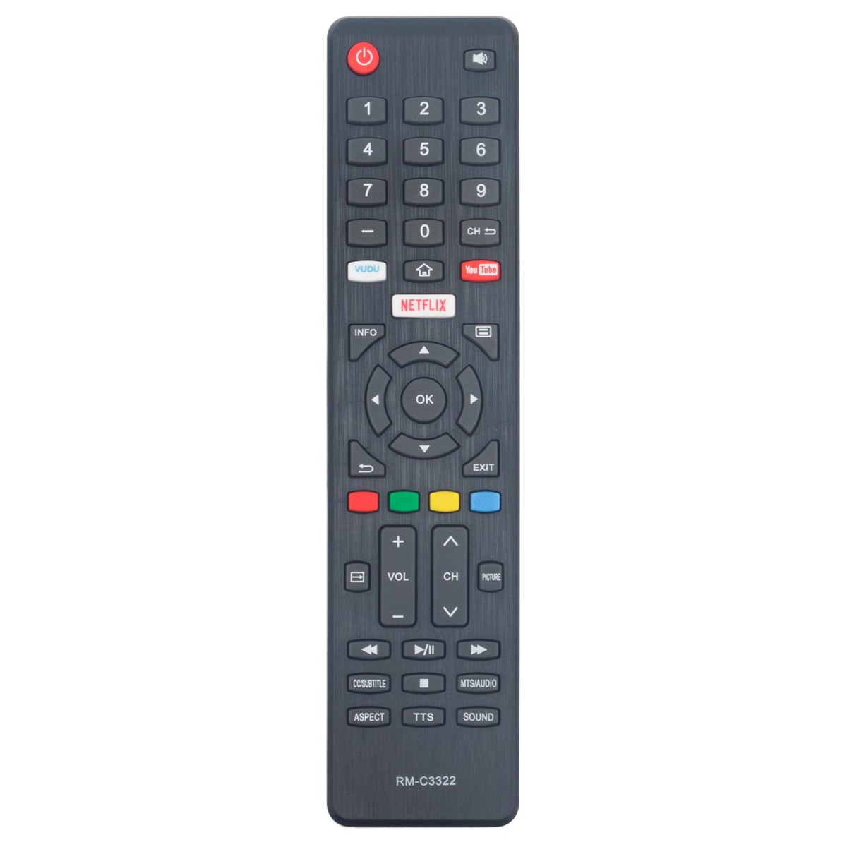 Telecomando Sostitutivo AULCMEET Per TV JVC, BRANDT, UNITED – Modelli LED32BH55, LED24BH55, LT-28FD100 E Simili - 4