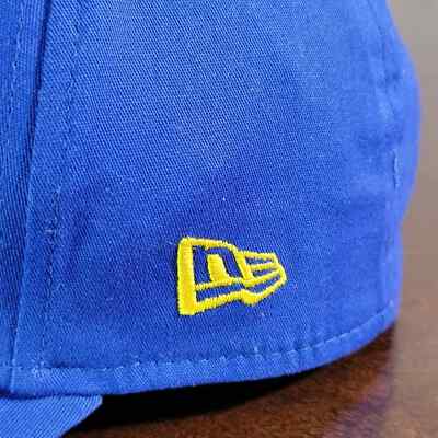 New Era NBA Golden State Warriors Stretch Snapback Dad Hat Cap Blue Gold Curry New Era NBA Golden State Warriors Stretch Snapback Dad Hat  main image 2