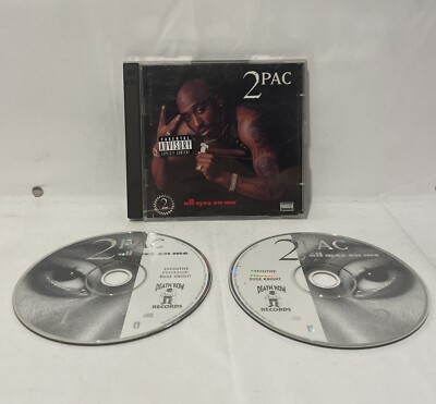 2PAC - All Eyez On Me **1st Pressing** 2 CD - Death Row / Interscope