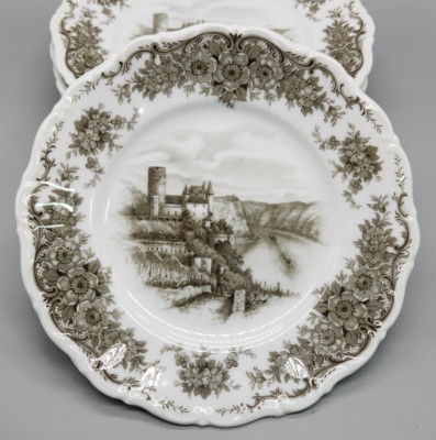S.6 6 x Seltmann Weiden * Barock Rheingau * Kuchenteller / Brotteller Ø 19 cm