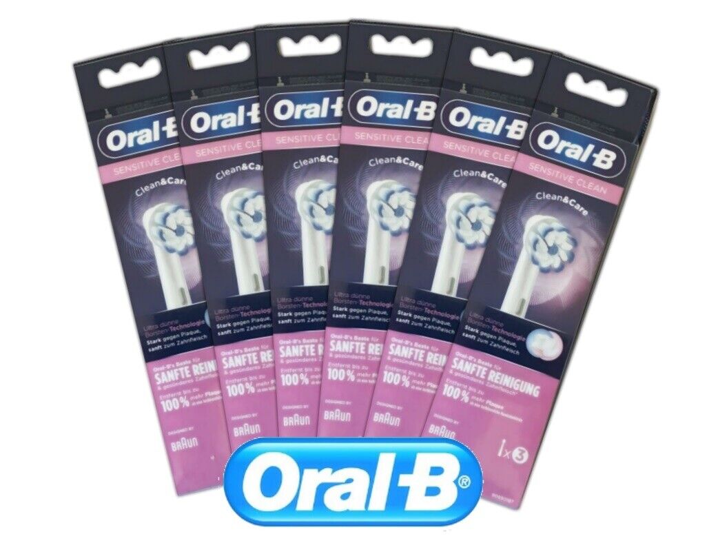 3,6,8,9,10,12... Oral B Aufsteckbürsten SENSITIVE Oralb