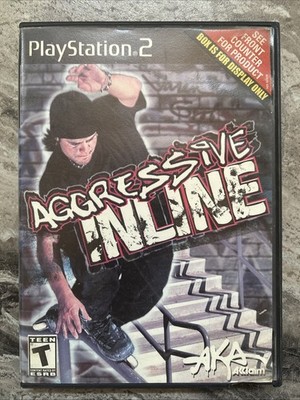 Aggressive Inline (Sony PlayStation 2, 2002) - Missing Manual -Tested & Working